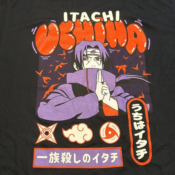 Naruto Shippuden Naruto Itachi Bubble T-Shirt NEW size XL - Picture 4 of 5